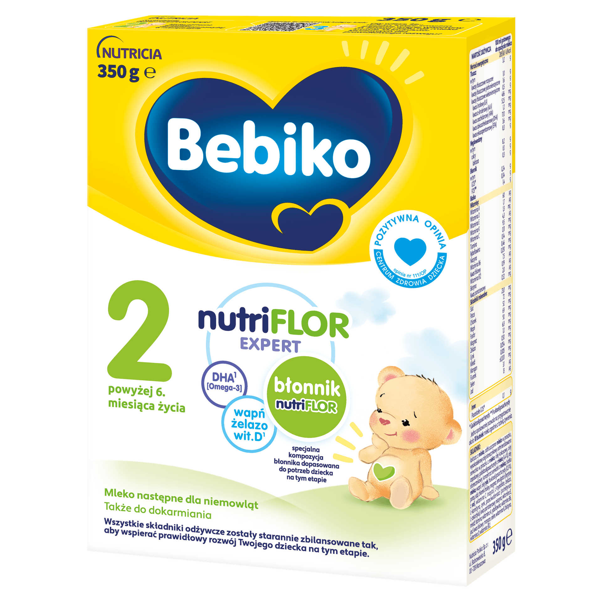 Bebiko 2 nutriflor 350g nowe opakowanie